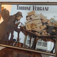 specchio vintage stampa "Torrone vergani" 55x75cm