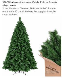 Albero di Natale 2,10 m  NUOVO