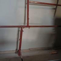 Ponteggio a sbalzo a singoli pezzi