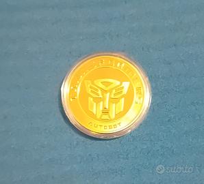 moneta 4 cm diam Transformers autobot decepticon