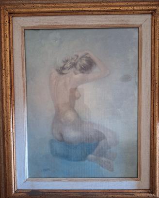 litografia Cassinari Vettor, nudo femminile