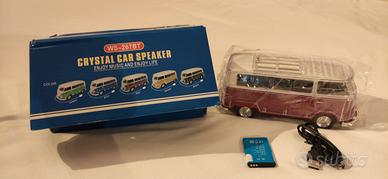 WS-267BT Crystal Car Shape Bus Bluetooth Speaker