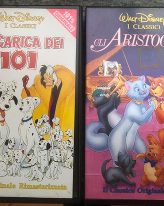 Vhs Disney -Gli Aristogatti -La carica dei 101