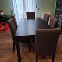 tavolo allungabile e sedie ikea