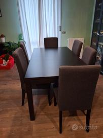 tavolo allungabile e sedie ikea