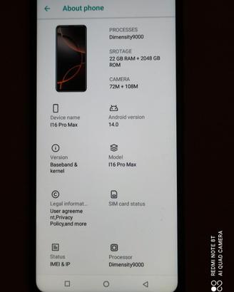 telefono i16pro max