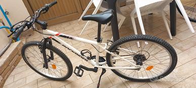 bici MTB ROCKRIDER ST100 24" Bianca
