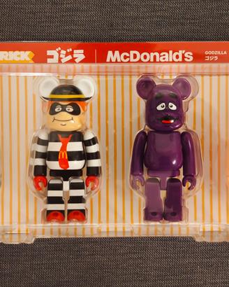 Medicom Toy  bearbrick  godzilla Mcdonald