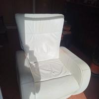 Poltrona massaggiante pelle