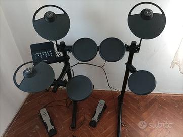 Batteria elettronica Yamaha DTX400K pad pedali