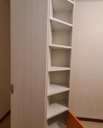 Mobile/Libreria col. arancione/olmo shade