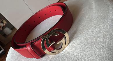 Cintura gucci rossa