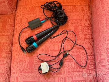 Microfoni SINGSTAR + Videocamera EYE TOY  PS2