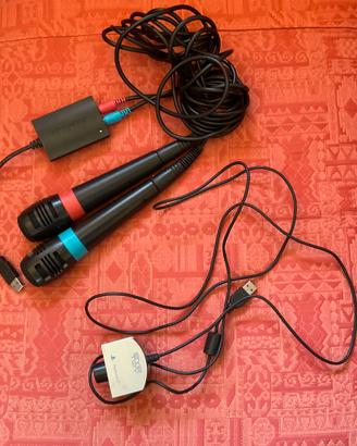 Microfoni SINGSTAR + Videocamera EYE TOY  PS2