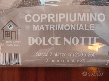 Copripiumino matrimoniale 100% cotone
