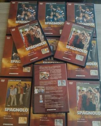 CORSO DI SPAGNOLO DE AGOSTINI CON DVD E SCHEDE