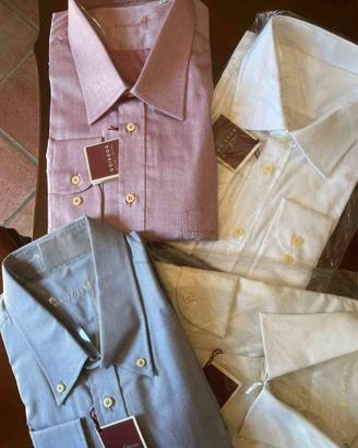 4 camicie uomo Rodrigo misura collo 46 taglia XXXL