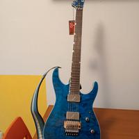 ESP LTD MH-1000 QM Black Ocean Fishman Fluence pic