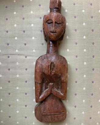 ANTICA STATUINA FIGURA TRIBALE