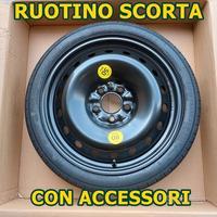 Ruotino Di Scorta Da 18 Gomma Cerchio Accessori
