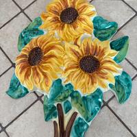 Ceramica di caltagirone girasoli da parere