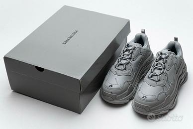 Scarpe Balenciaga Triple S Grey Black Tg.35