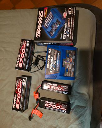 traxxas caricabatterie e batterie 