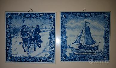 Piatto da muro vintage olandesi