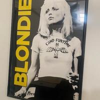 Blondie quadro con poster