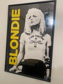 Blondie quadro con poster