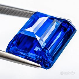 Tanzanite naturale certificato  9.3 CT