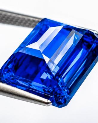 Tanzanite naturale certificato  9.3 CT