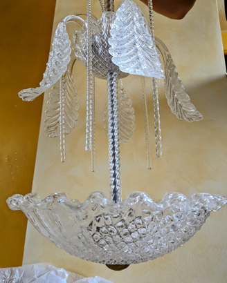 Lampadario in cristallo di murano