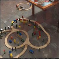 Piste trenino in legno