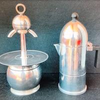 2 caffetterie Alessi + Express Omet m. Papalina