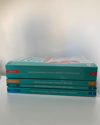 Kit Alpha Test Biotecnologie,Farmacia(6^ Edizione)