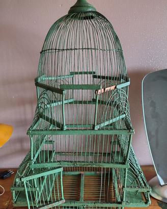 gabbia antica uccelli