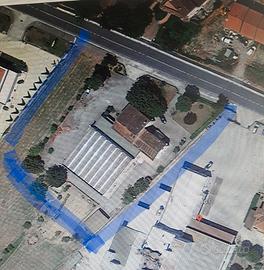 Capannone artigianale 1250 mq libero da 4 lati