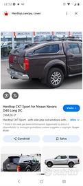 hard top Nissan navara d40 08 doppia cabina bianco