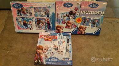 Giochi in scatola Frozen Puzzle Monopoly