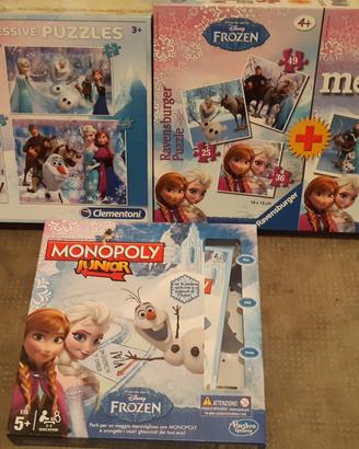Giochi in scatola Frozen Puzzle Monopoly