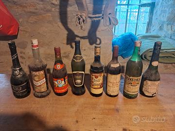 lotto liquori e vini vintage da collezione 