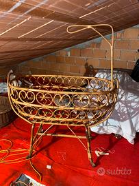 Culla d'epoca in Bambù