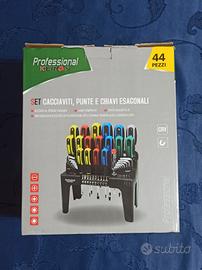 Set cacciaviti con inserti bits e chiavi esagonali