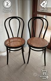 Coppia sedie vintage Drevounia (Ex Thonet)