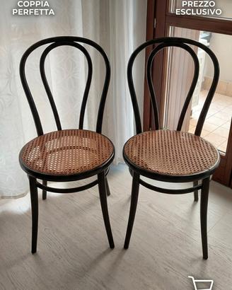 Coppia sedie vintage Drevounia (Ex Thonet)