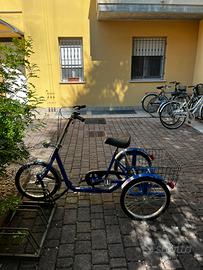 Bicicletta a tre ruote/anziani