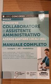 Manuale concorso amministrativo ospedaliero + quiz