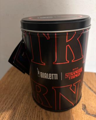 Barattolo latta Bialetti x Stranger Things netflix