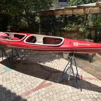 Canoa in vetroresina NOVA Duo da 4,5mt